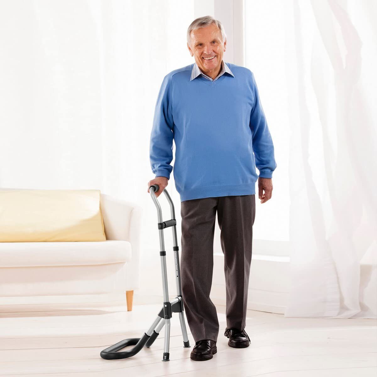 Rehaforum Medical GmbH Haltegriff Aufstehhilfe mobil Stehhilfe Mobilitätsgeländer Mobilgriff
