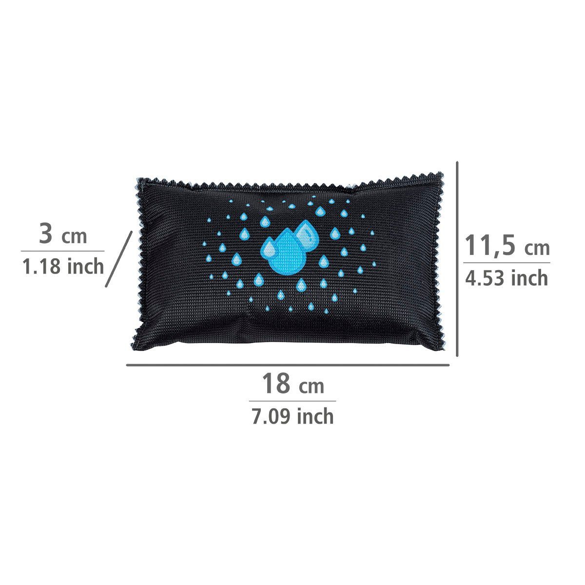 WENKO Luftentfeuchter Auto-Entfeuchter, für 20 m³ Räume, mit Indikator, 2 Stk.
