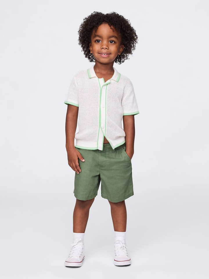 GAP Leinenshorts in Grün günstig kaufen