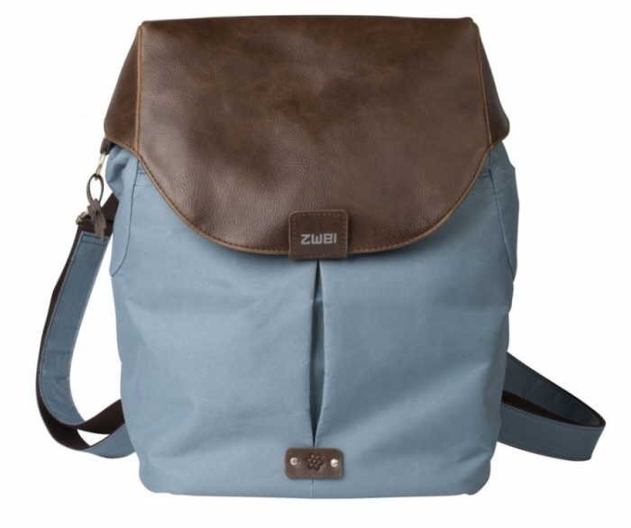 ZWEI Handtaschen blau OLLI Rucksack O12 blue
