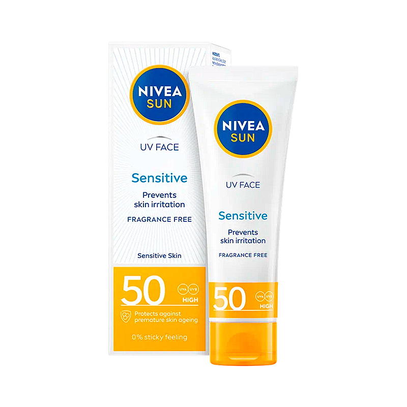 Nivea Solkrem 50 ml Face sensitive Nivea SPF50