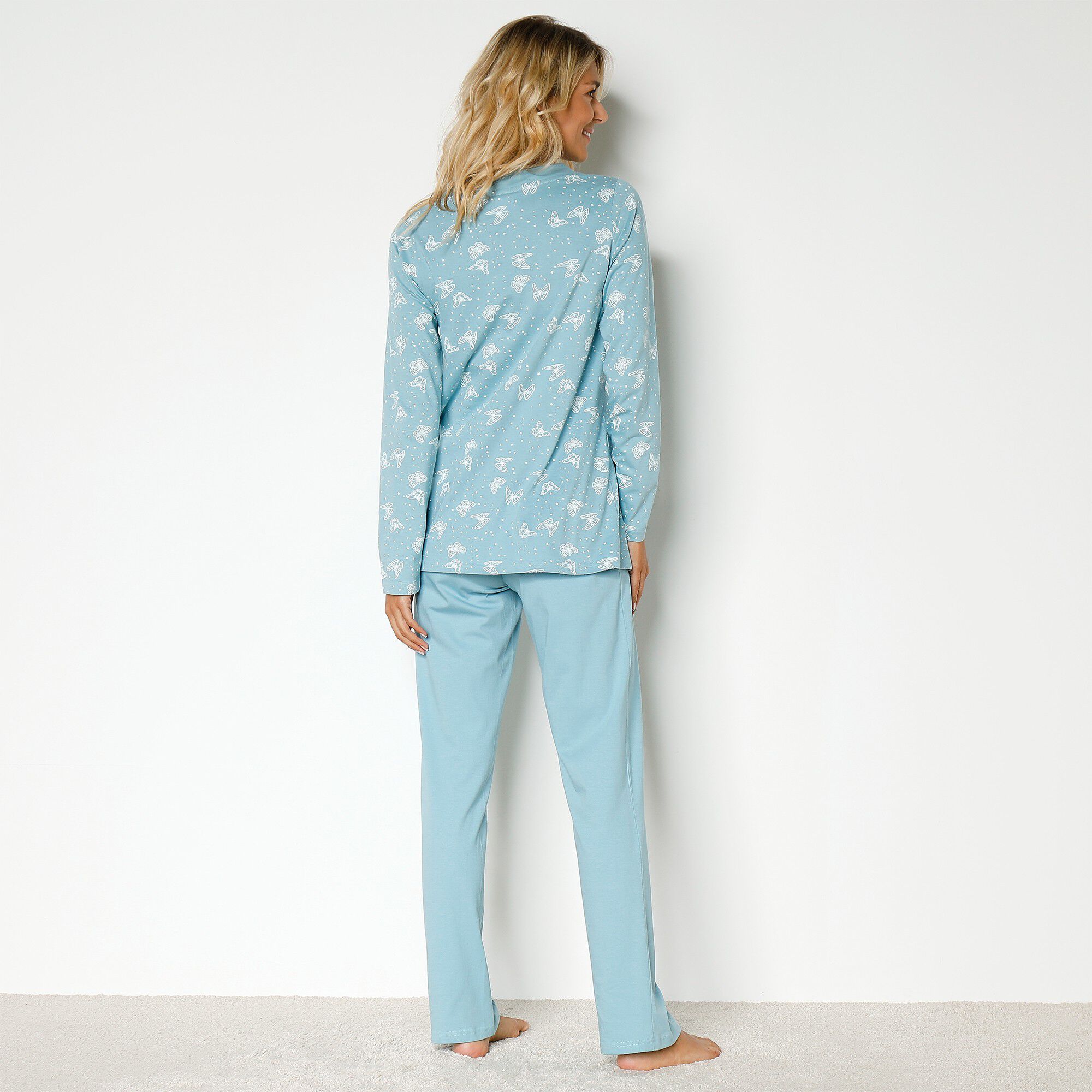 Pyjama en coton imprimé papillons