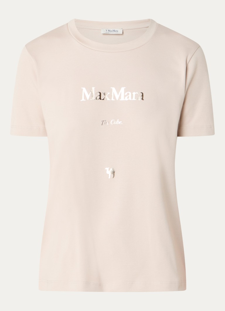 MaxMara Quieto T-shirt with logo print