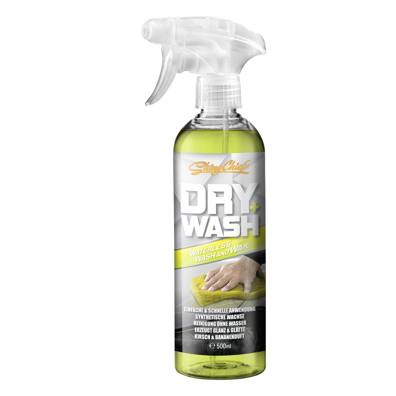 ShinyChiefs DRY WASH - WATERLESS WASH & WAX - 2in1 500ml Auto Lackreiniger und Autowachs