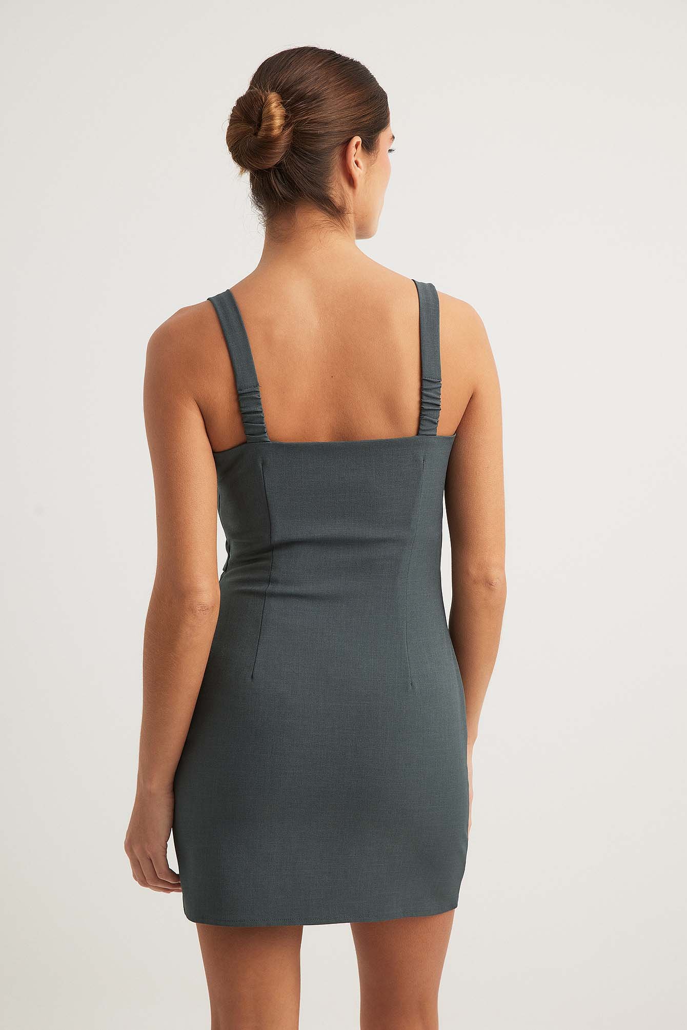 Minikleid mit gerafftem Taillen-Detail