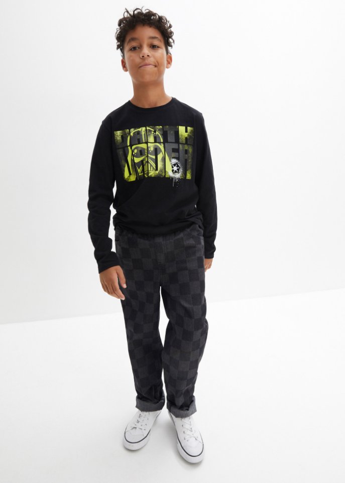 Jungen Langarmshirt Darth Vader