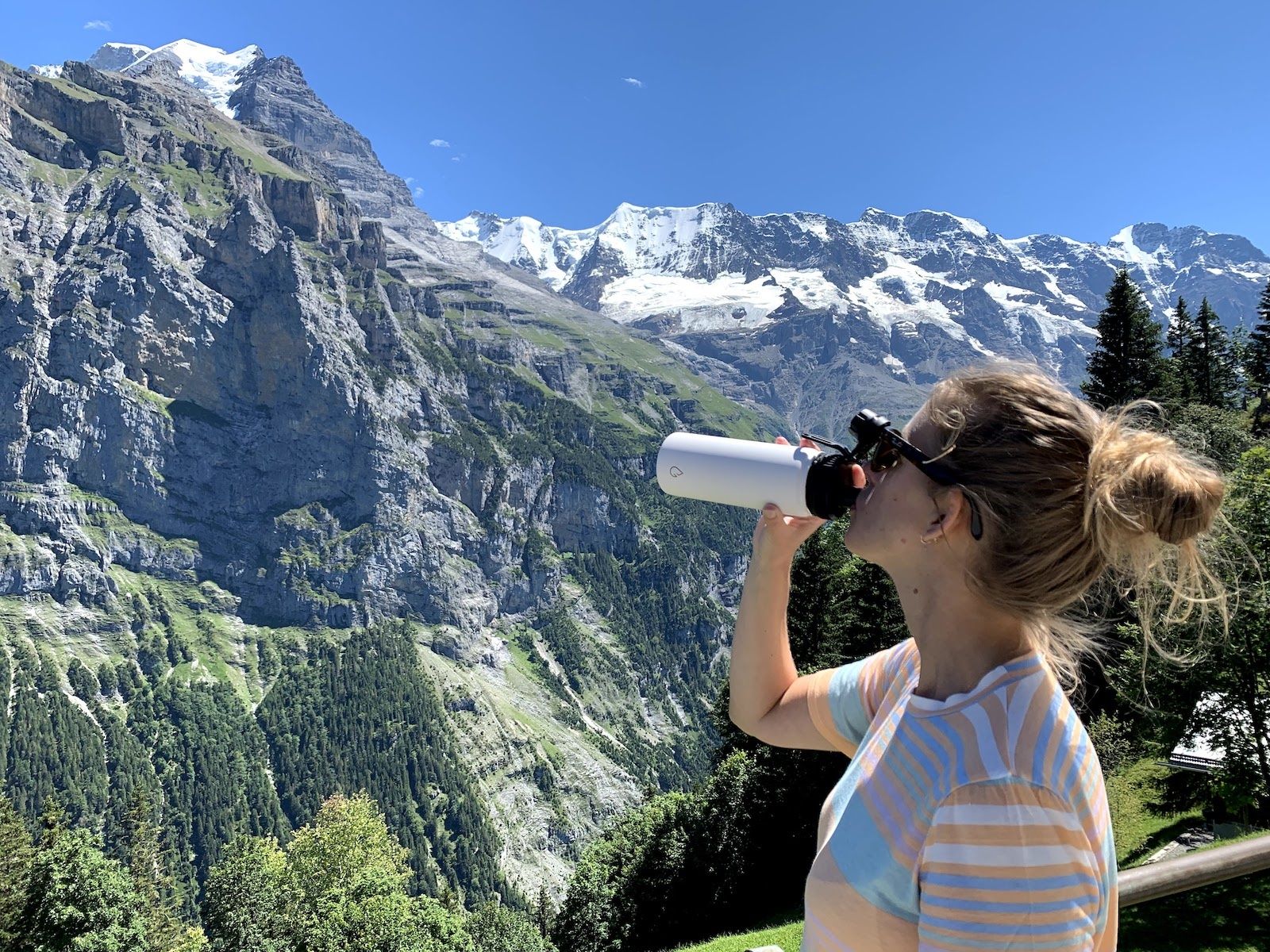 Wattamula PRO Öko Edelstahl 530-ml-Wasserflasche mit Ersatz-Sportverschluss