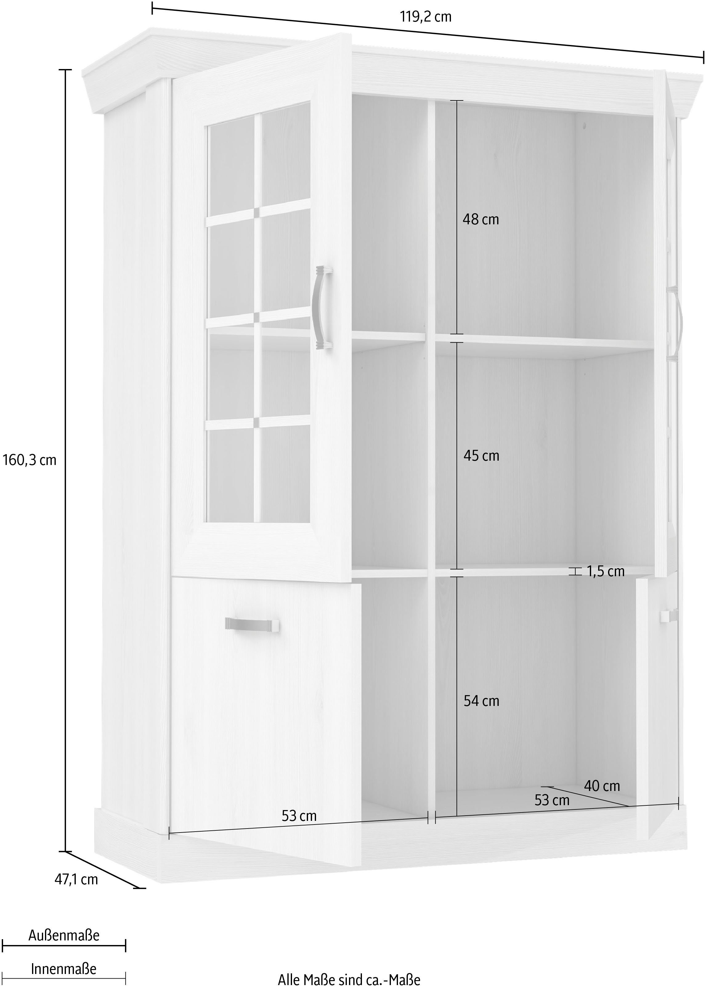 FORTE Highboard, Breite ca. 119 cm