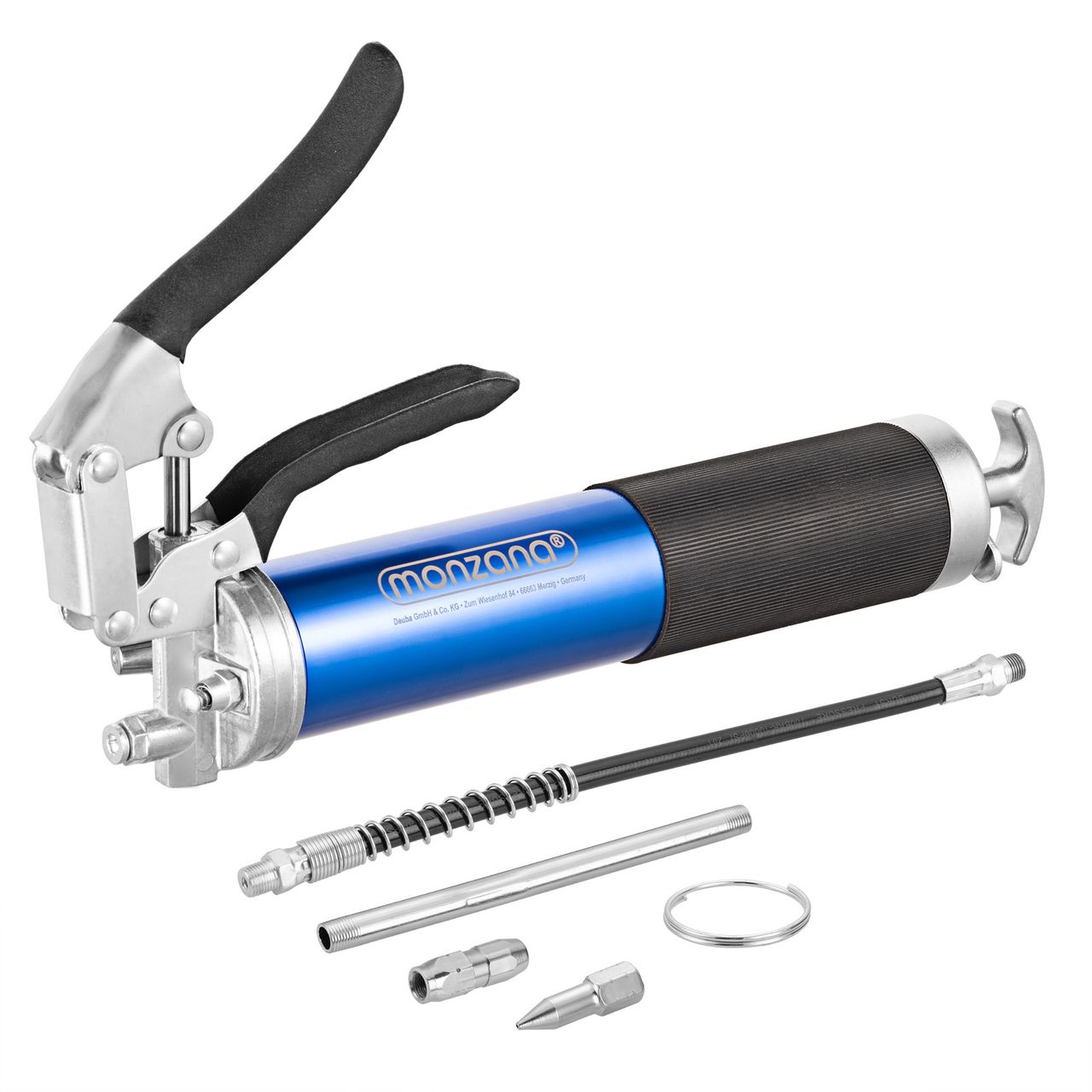 Casaria monzana® Handhebel Fettpresse Blau 400ml
