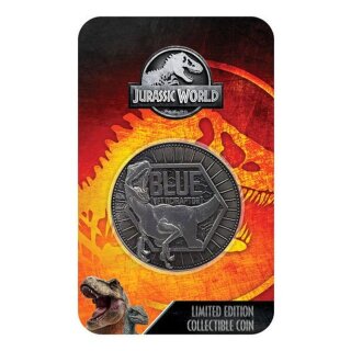 Jurassic World Sammelmünze Blue Limited Edition