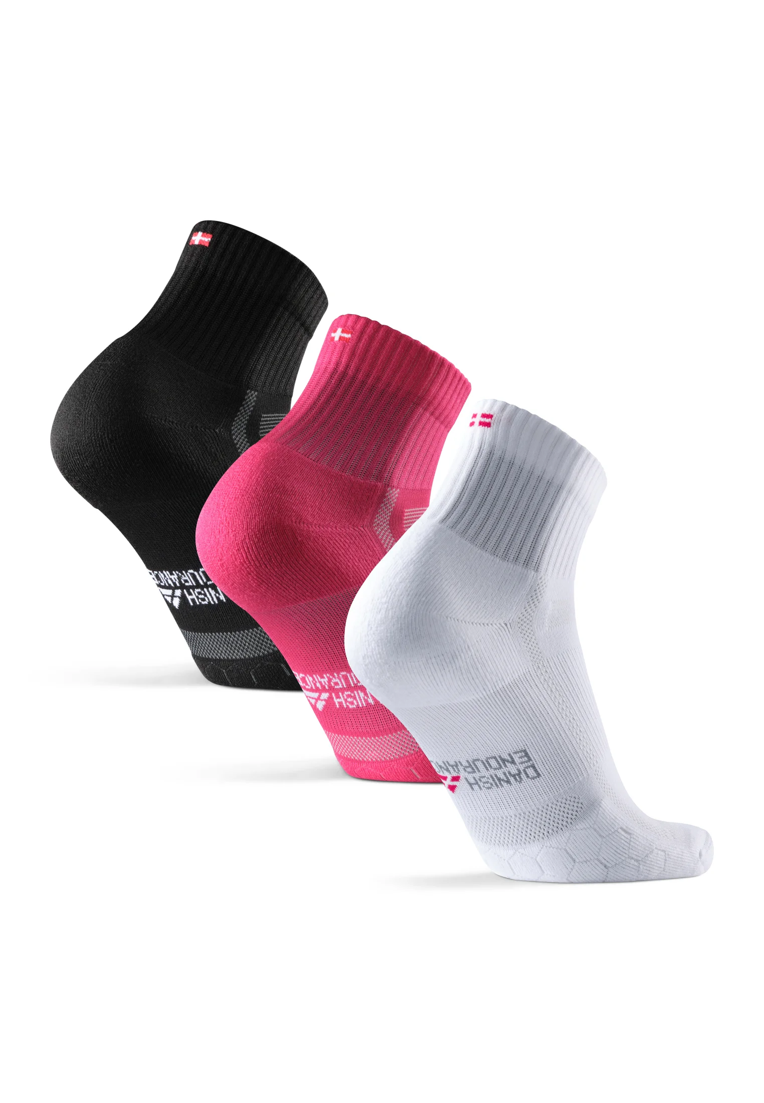 Calcetines deportivos Danish Endurance para carreras de larga distancia (paquete de 3)