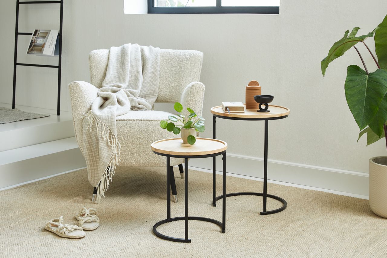 Lifa Living Beistelltisch Lynn - 2er Set