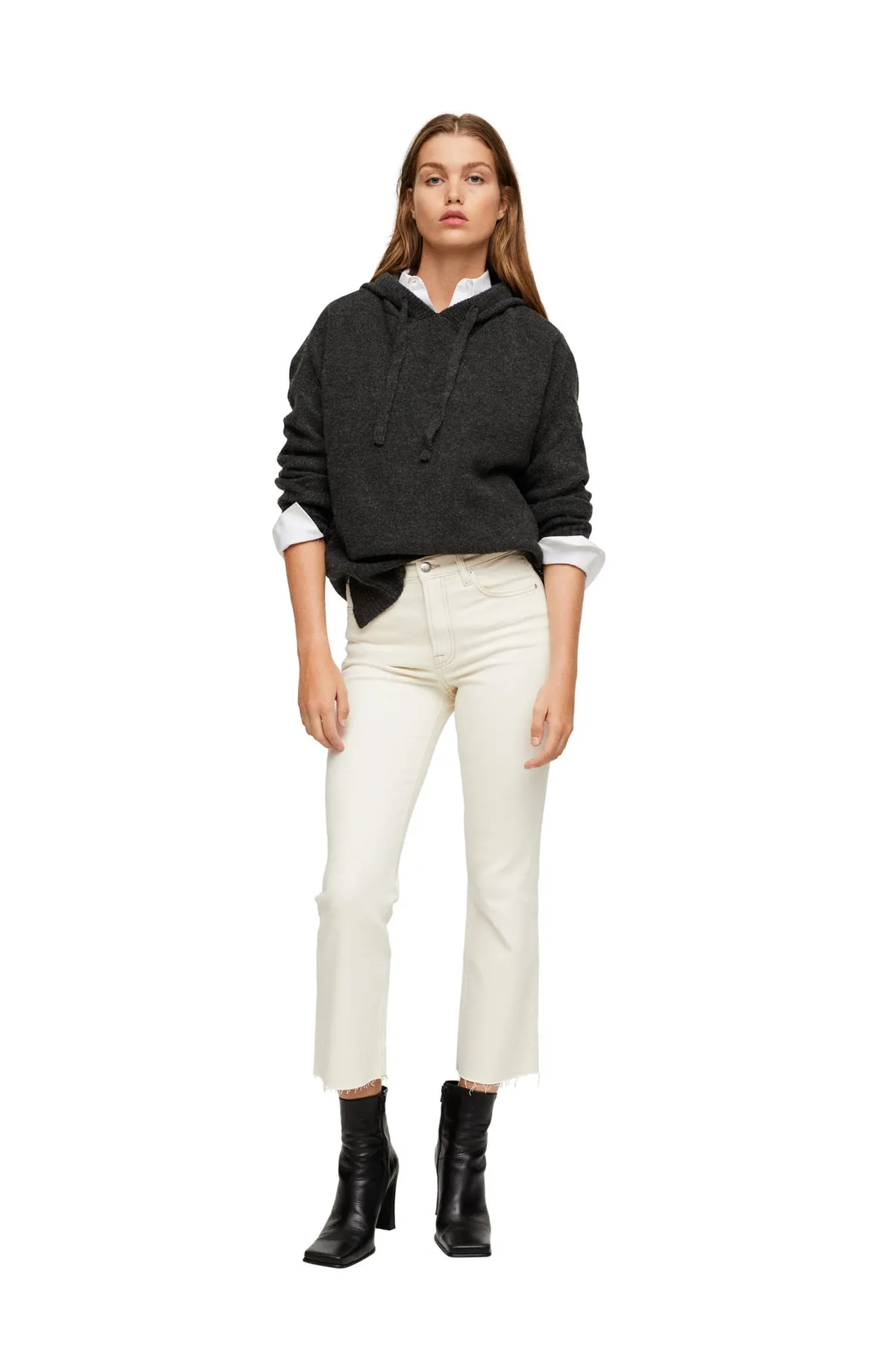 MANGO  27050188 Damen / Mädchen Off White