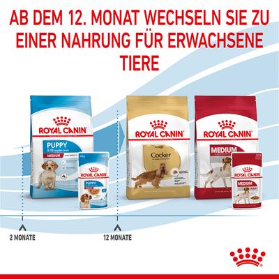 Royal Canin Medium Puppy in Soße