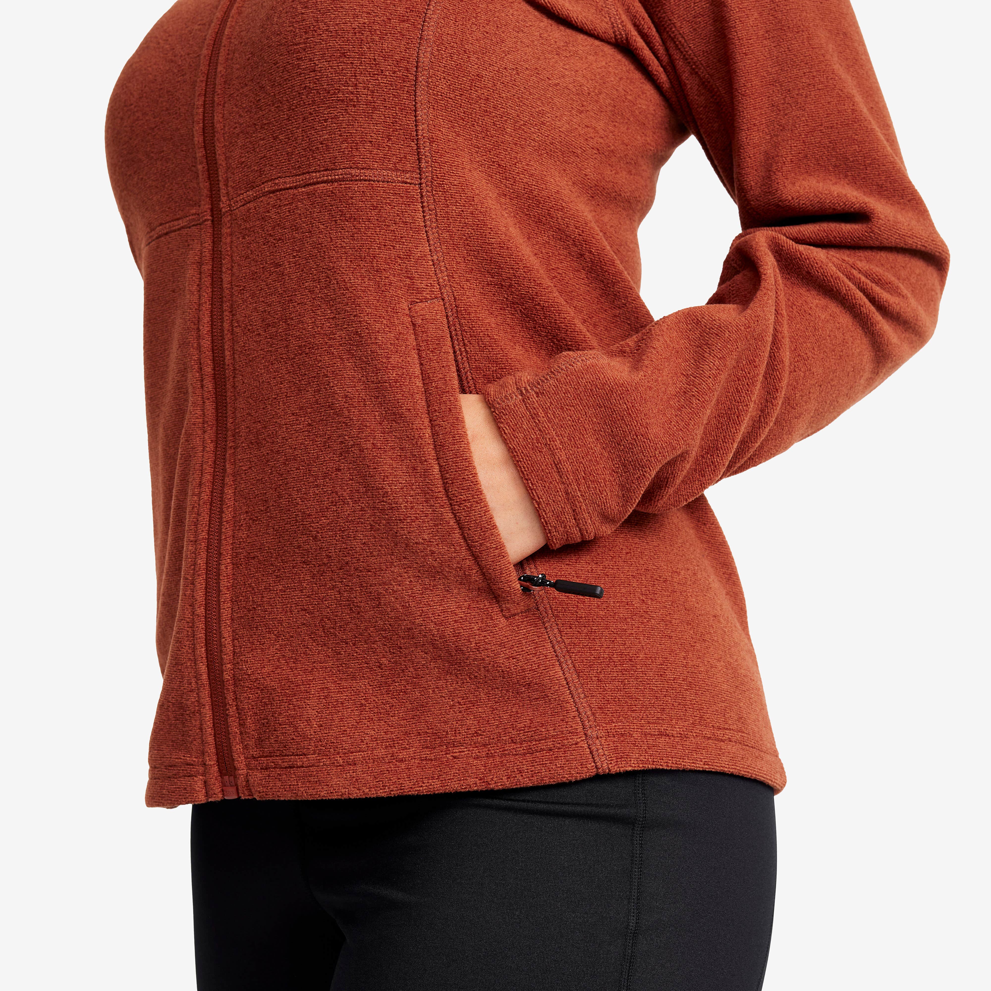Essential Full-zip Fleece Femme Smoked Paprika
