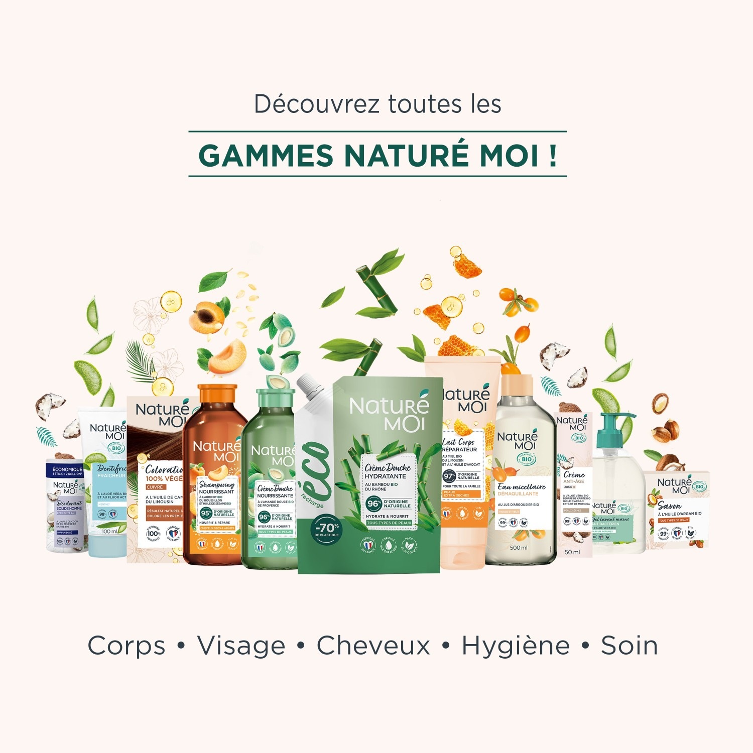 Gel de duș delicat Naturé Moi