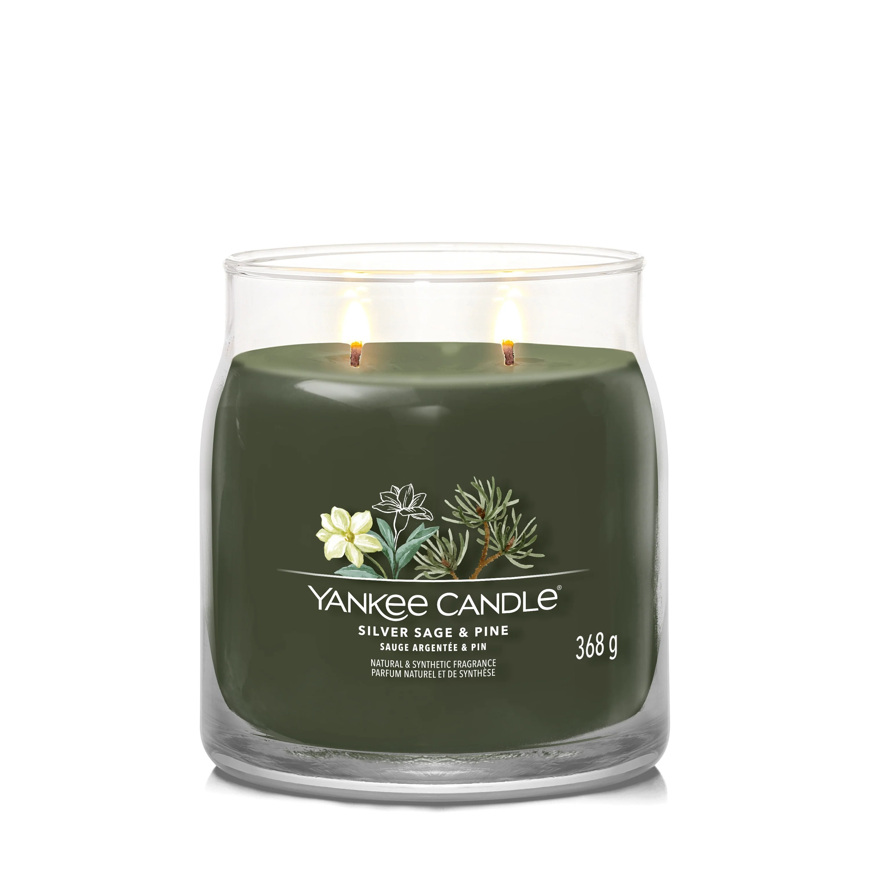 Signature Jar Candles Silver Sage & Pine - Świeca zapachowa
