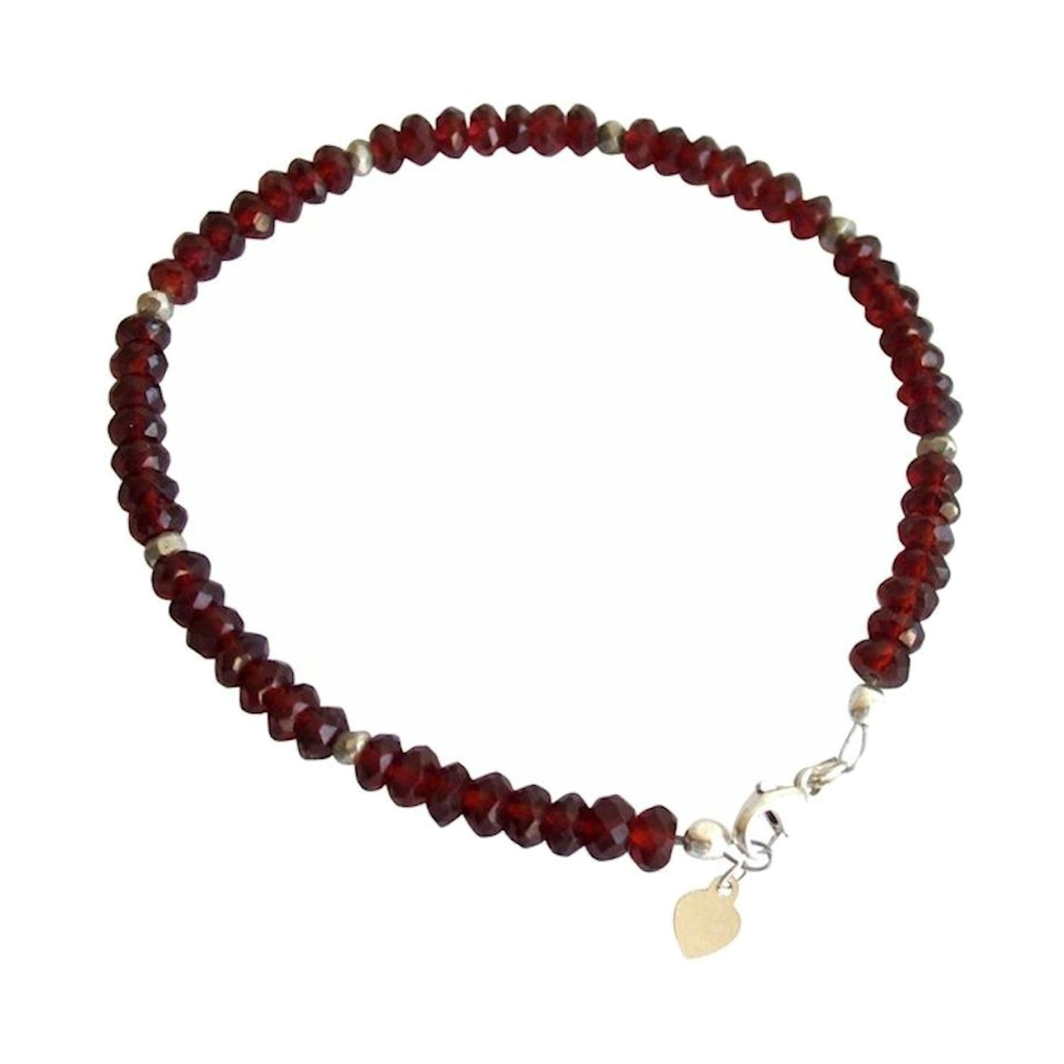 Armband 'Granat - Facettiert'