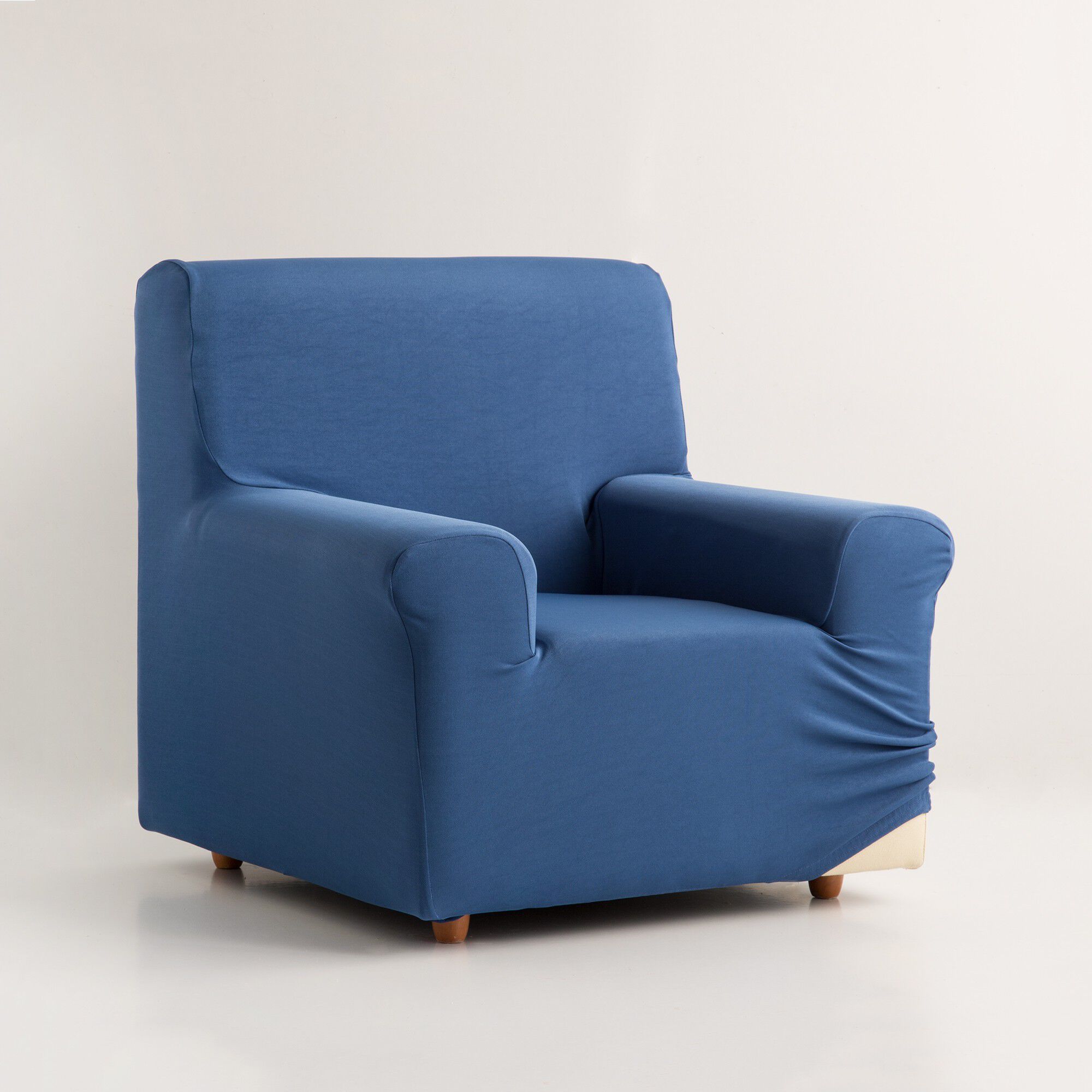 Housse unie fauteuil canapé bi-extensible