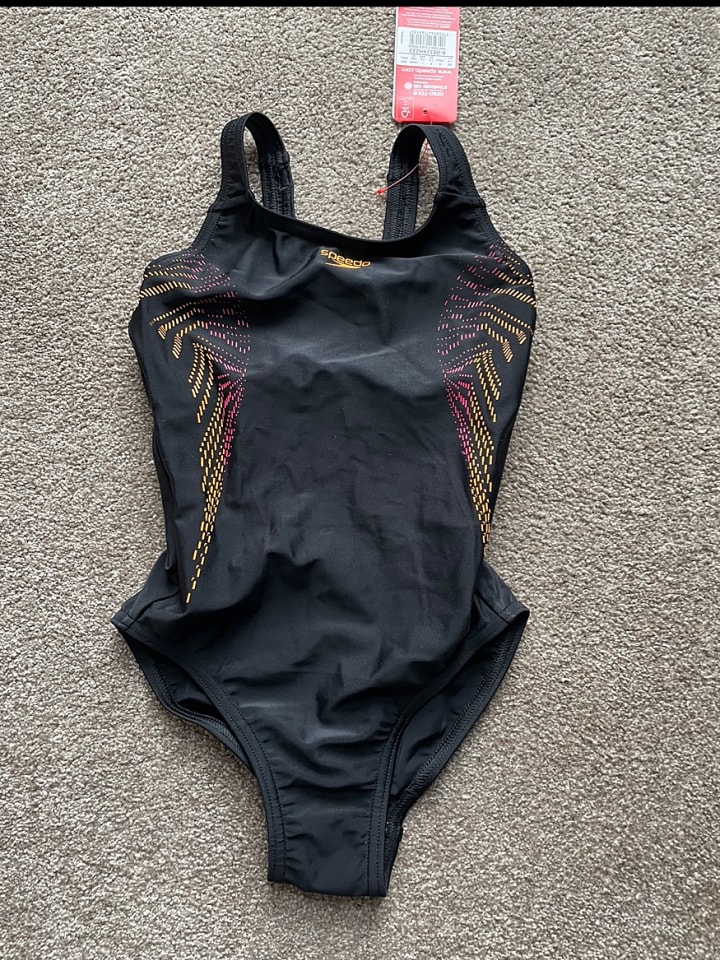 Speedo Badeanzug in Schwarz günstig kaufen 122/128