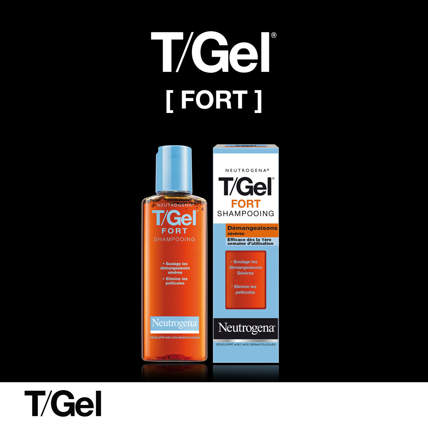 Neutrogena SHAMPOOING NEUTROGENA® T/GEL Fort shampooing contre les démangeaisons sévères 250 ml