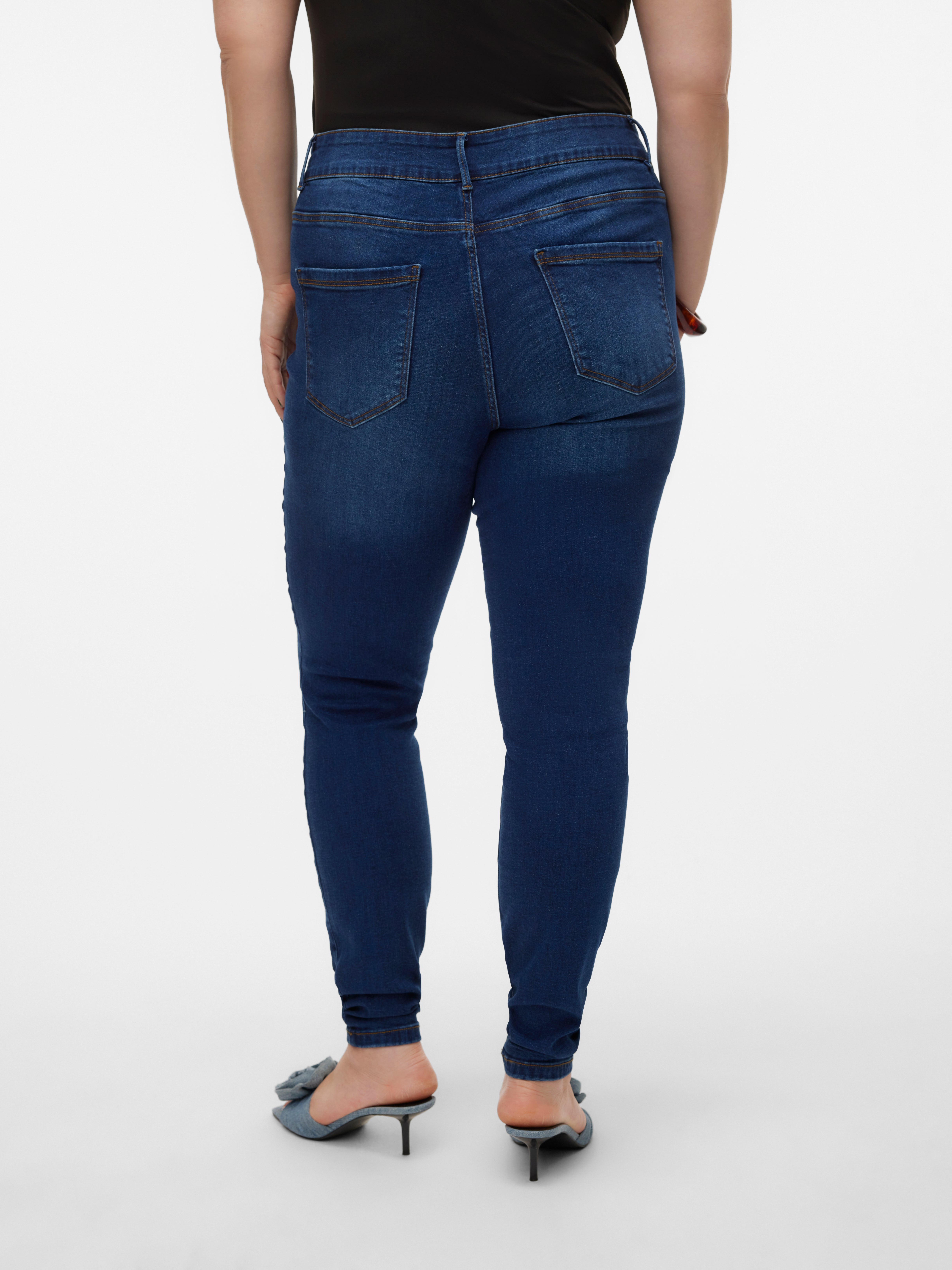 VMSOPHIA Hohe Taille Skinny Fit Jeans