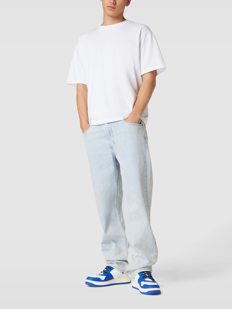 Sneaker im Colour-Blocking-Design Modell 'JEANS' in blau