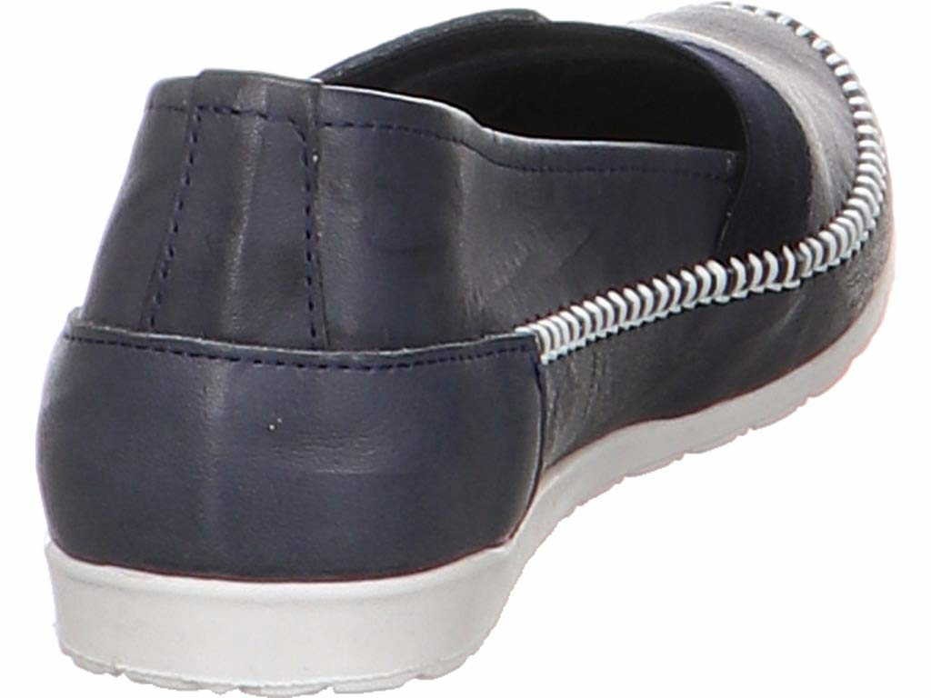 ESGANO Klassische Slipper blau Da.-Slipper