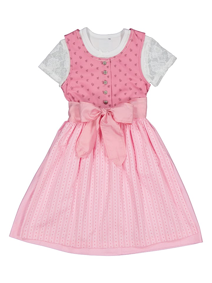 Turi Landhaus Dirndl in Rosa günstig kaufen