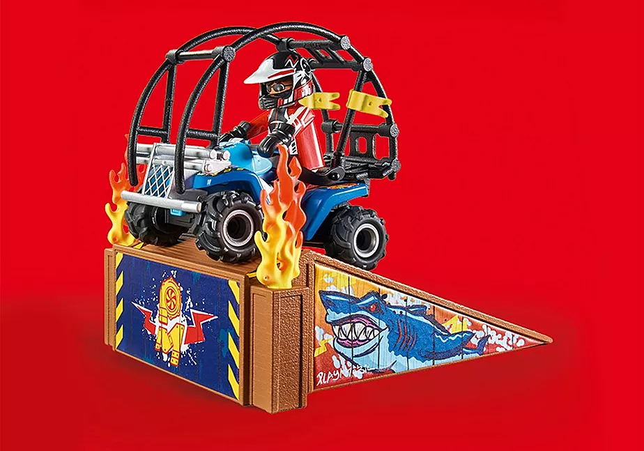 Starter Pack Stuntshow Quad mit Feuerrampe