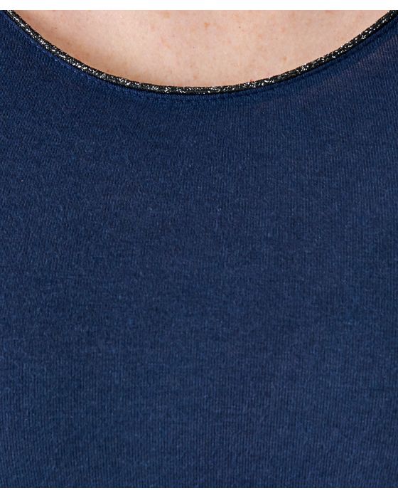 Tee-shirt manches longues Thermolactyl Sensitive, biais fils brillants