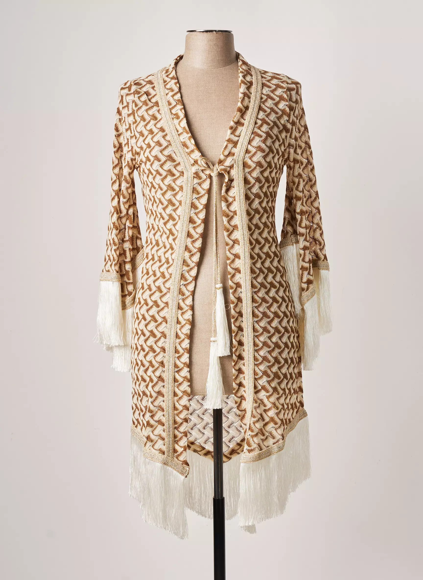 Pho Cardigans Femme couleur beige