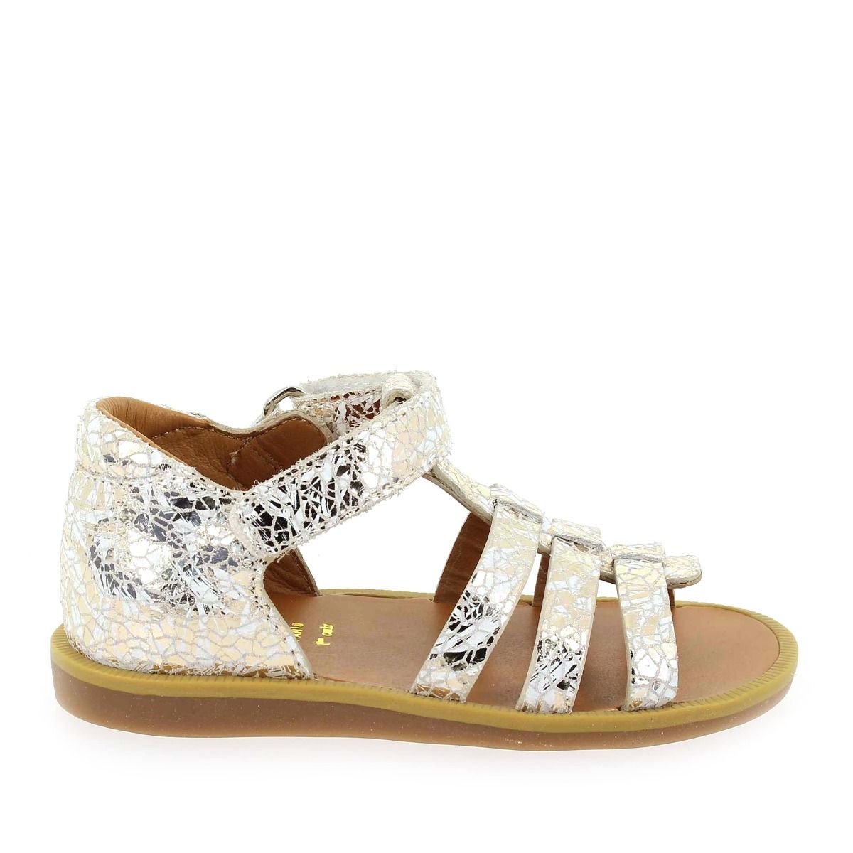 Pom d'api  POPPY STRAP - Platine blanc