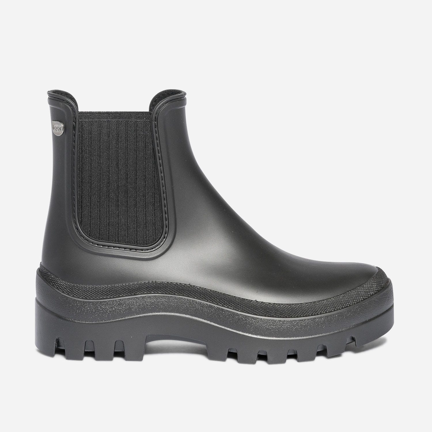 Chelsea boots IGOR noir à semelle crantée
