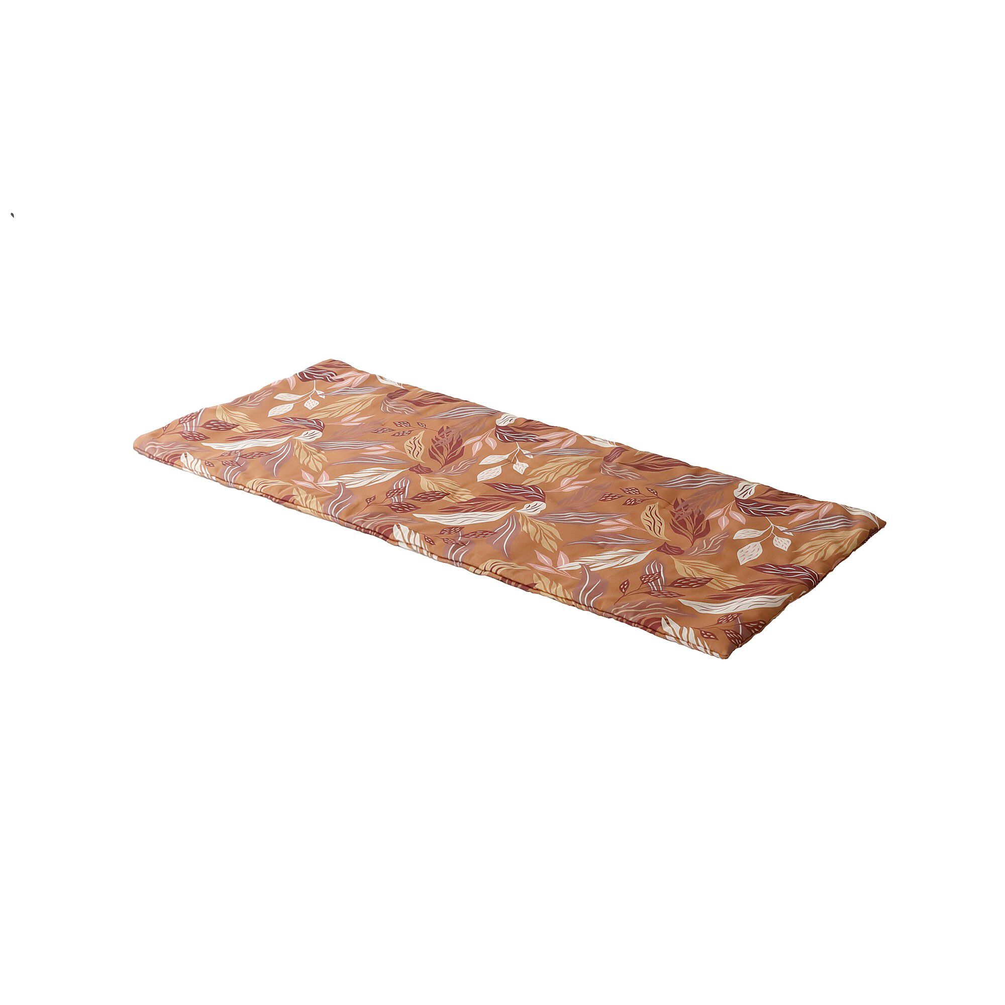 Long coussin de canapé imprimé feuillages