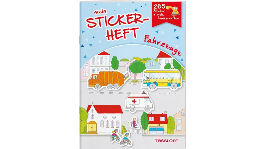 Mein Stickerheft. Fahrzeuge Mit 265 Stickern!
