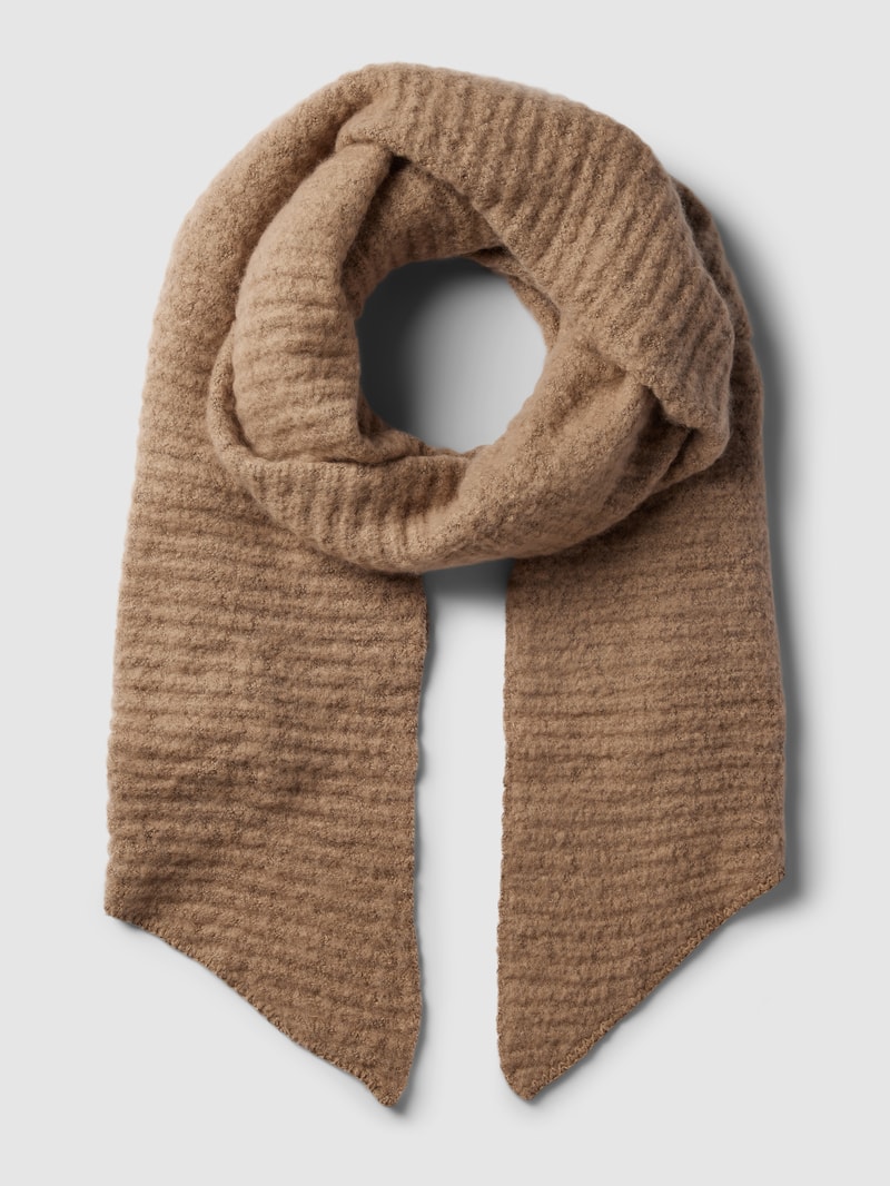 Schal in Grobstrick Modell 'PYRON' in taupe