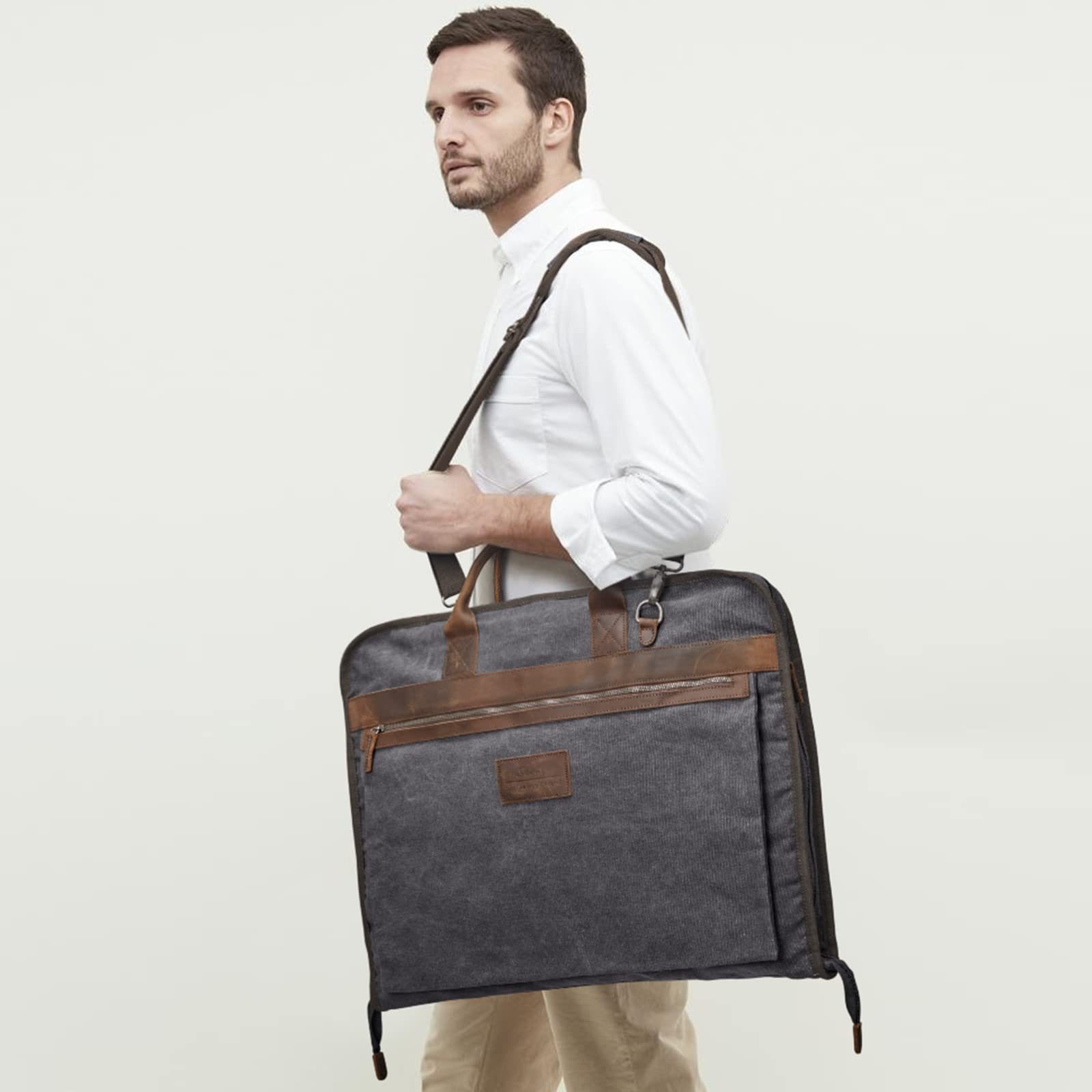 S-ZONE Kleidersack (1 St) Unisex Anzugtasche, Segeltuch Reisetasche für Reisen