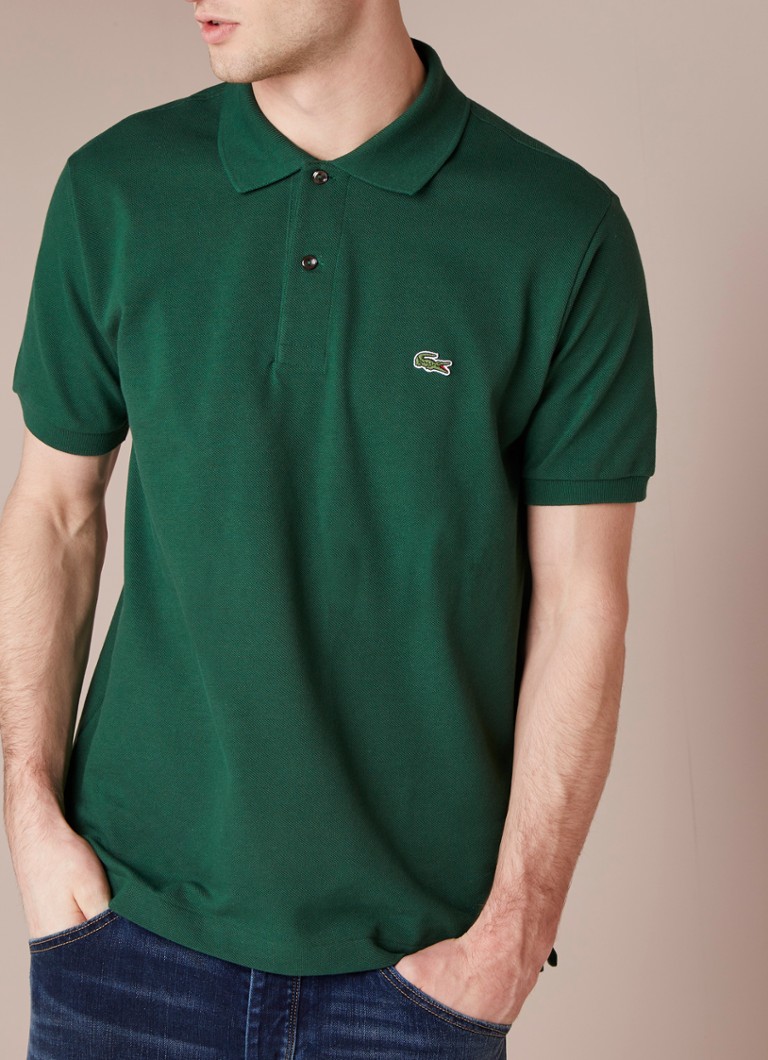 Tricou polo Lacoste cu croială regulată din bumbac piqué