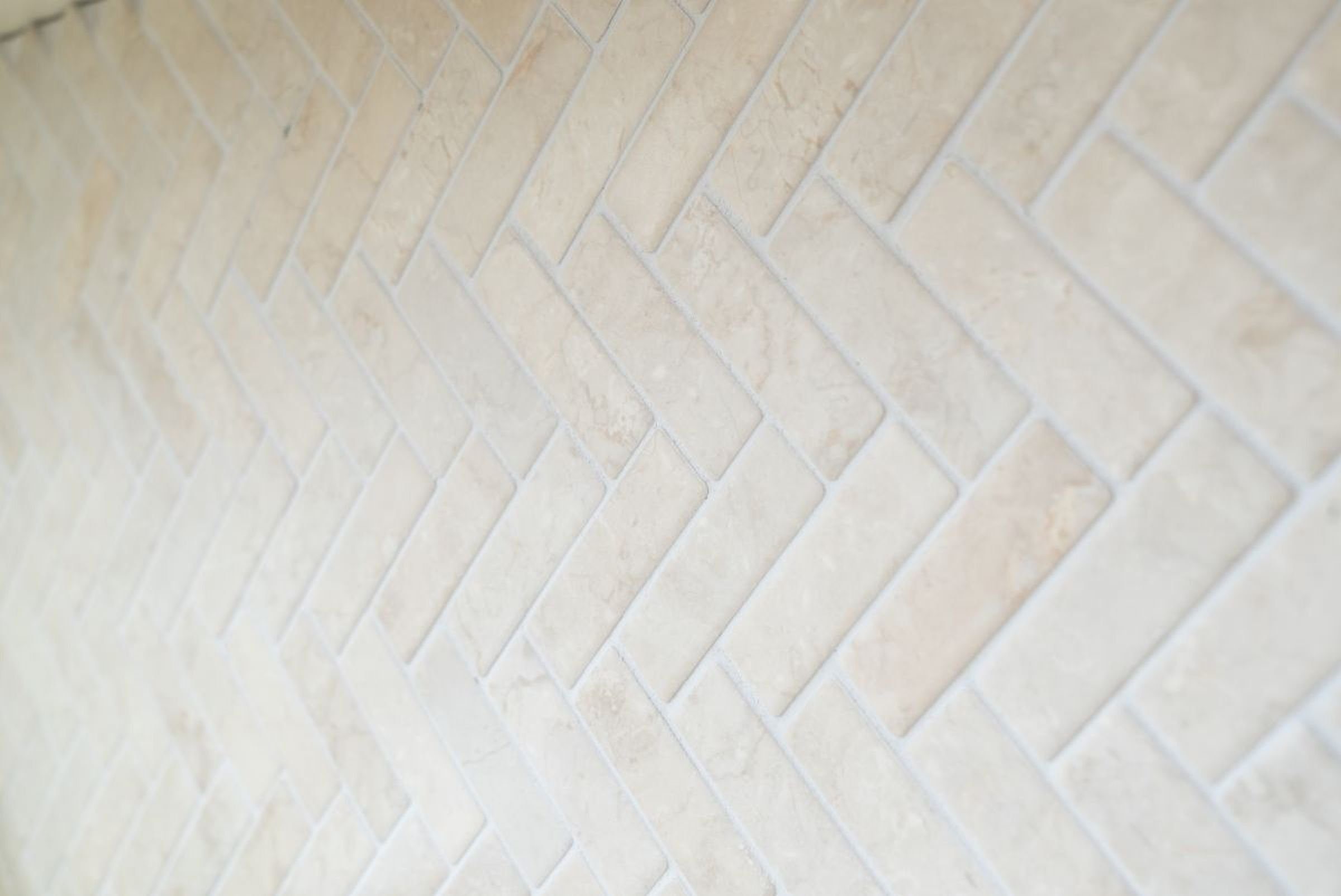 Mosani Mosaikfliesen Fischgrät Mosaikfliese Keramik Steinoptik hellbeige Küche
