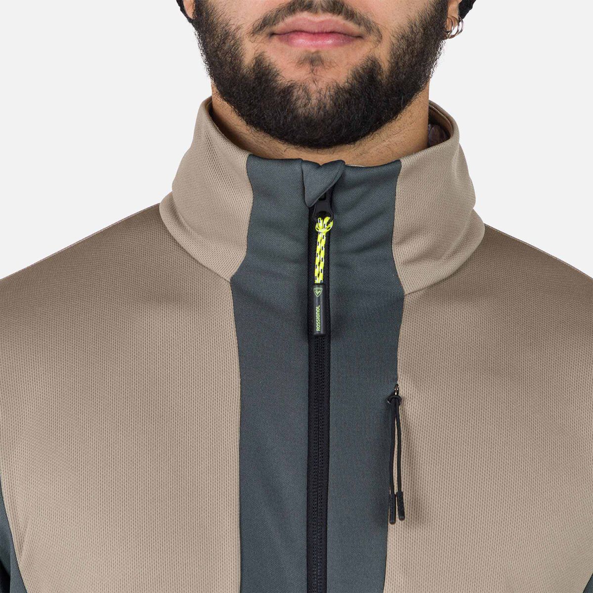 Herrenfleecejacke mit durchgehendem Reißverschluss Diretta