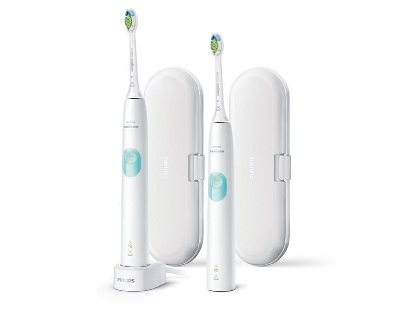 PHILIPS Elektrische Zahnbürste Weich Minze, Weiß HX6807/35