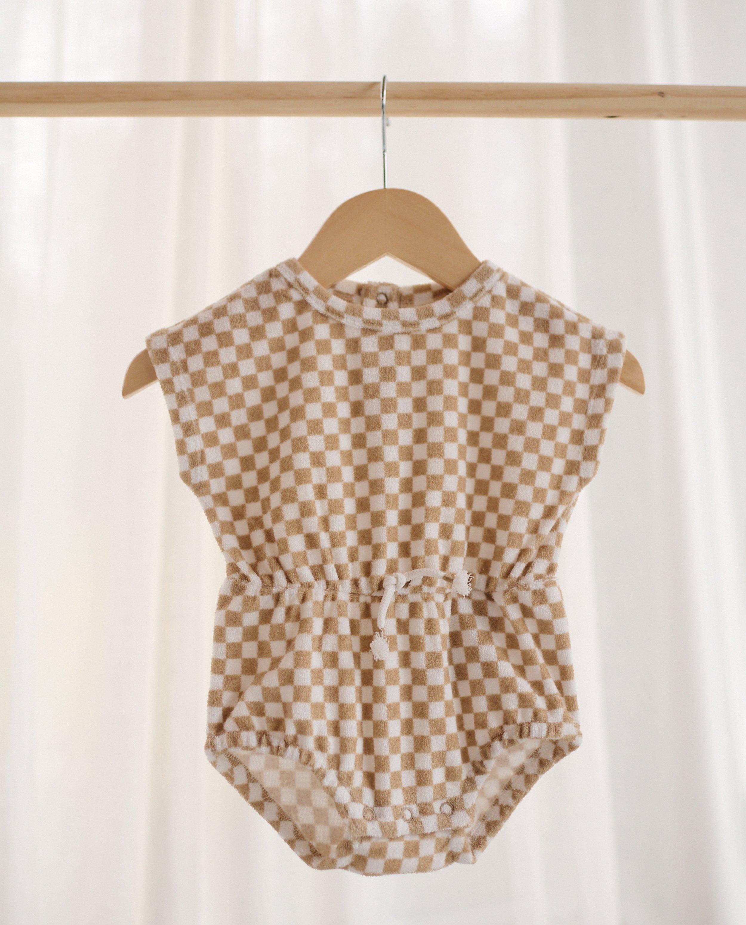 Salopă unisex din material terry Nanja Massy, alb pentru bebeluși
