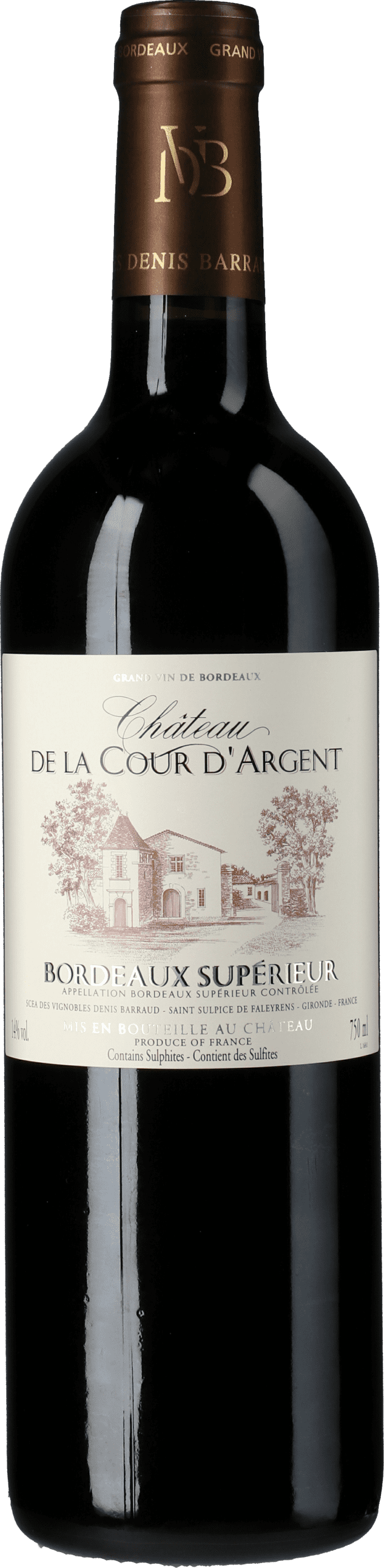 Chateau de la Cour d’Argent AC Bordeaux Superieur 2019