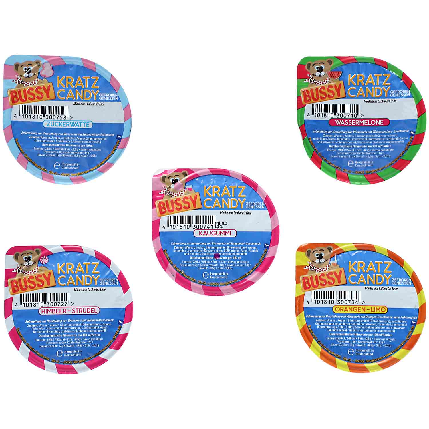 Bussy Kratz Candy 40x200ml