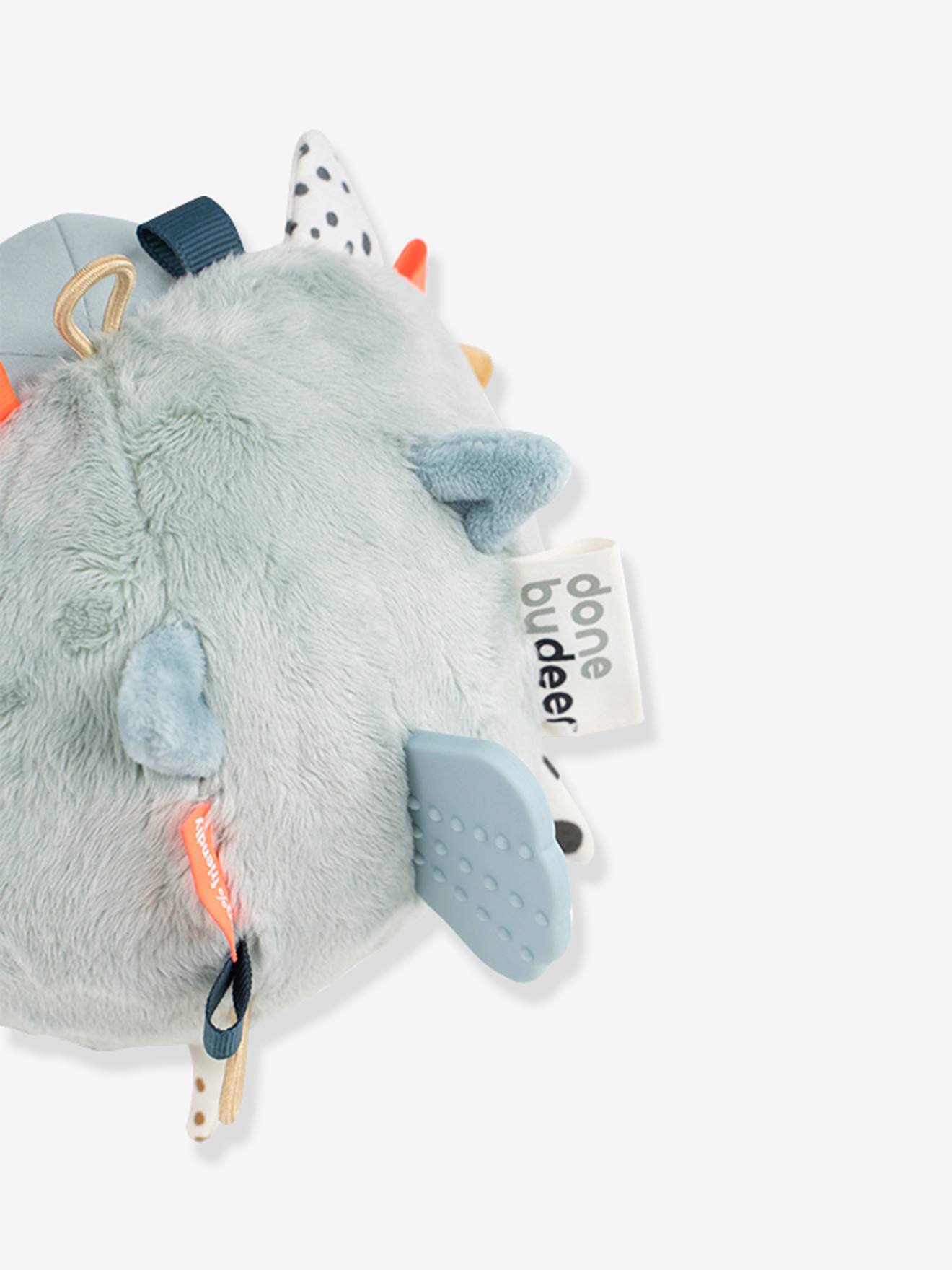 Done by deer Baby Activity-Ball Kugelfisch PUFFEE DONE BY DEER - grau
