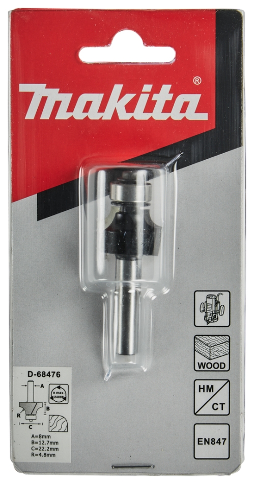 Makita Accessories D-68476 Κόφτης στρογγυλοποίησης 22,2 x 12,7 mm S8