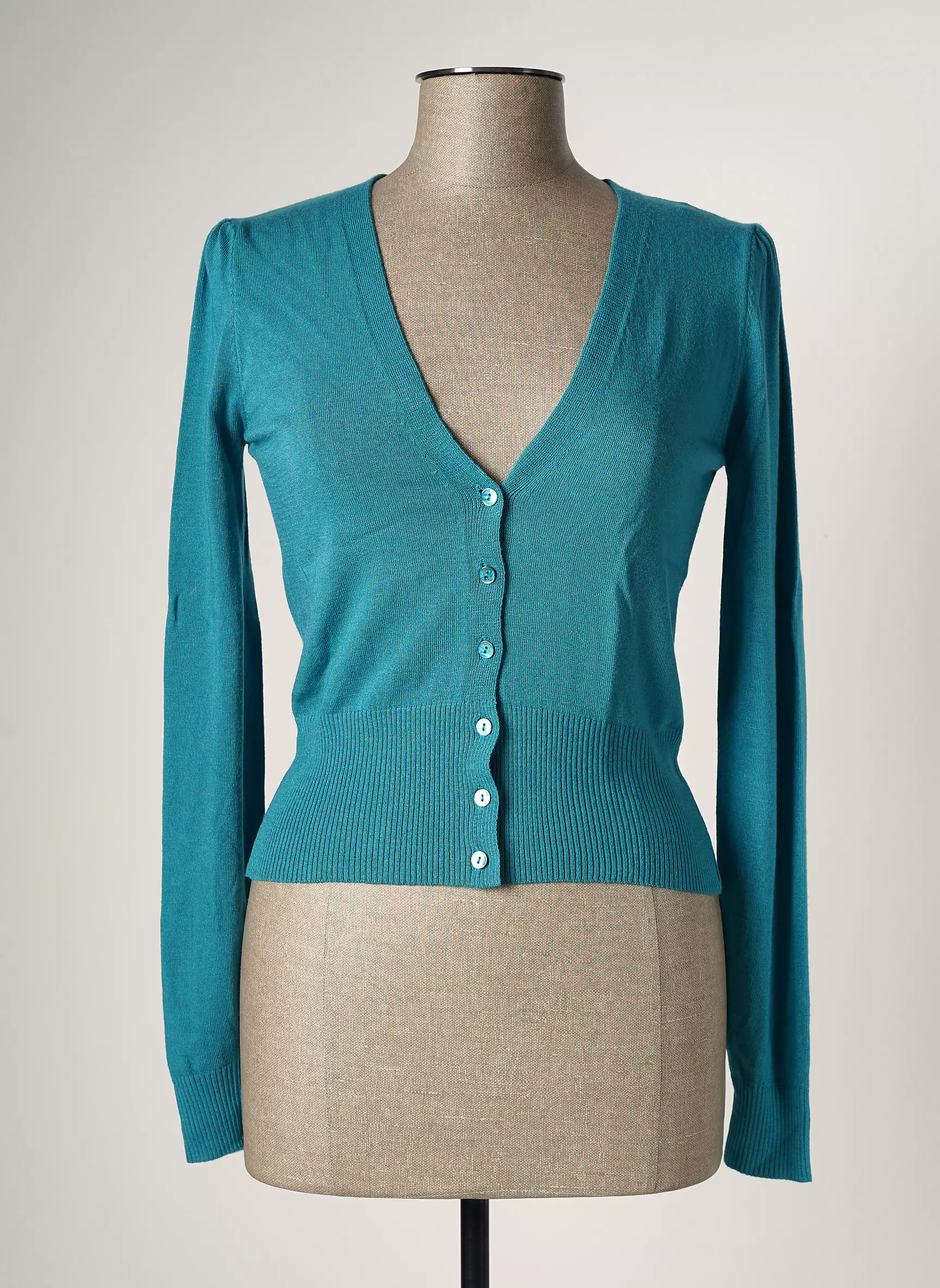 La Fee Maraboutee Cardigans Femme couleur bleu