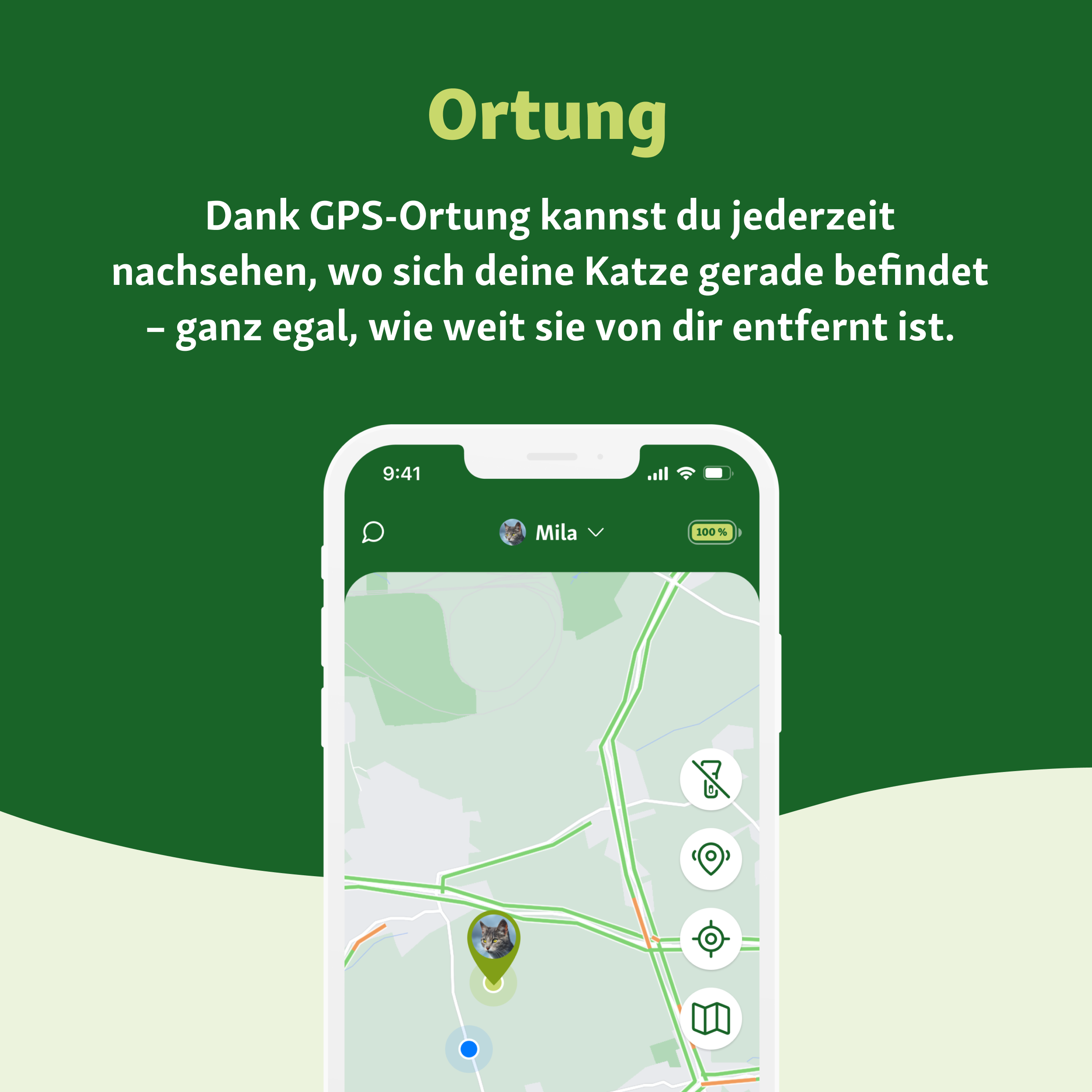 Fressnapf Halsbänder Fressnapf GPS-Tracker für Katzen hellgrau *limitierte Auflage