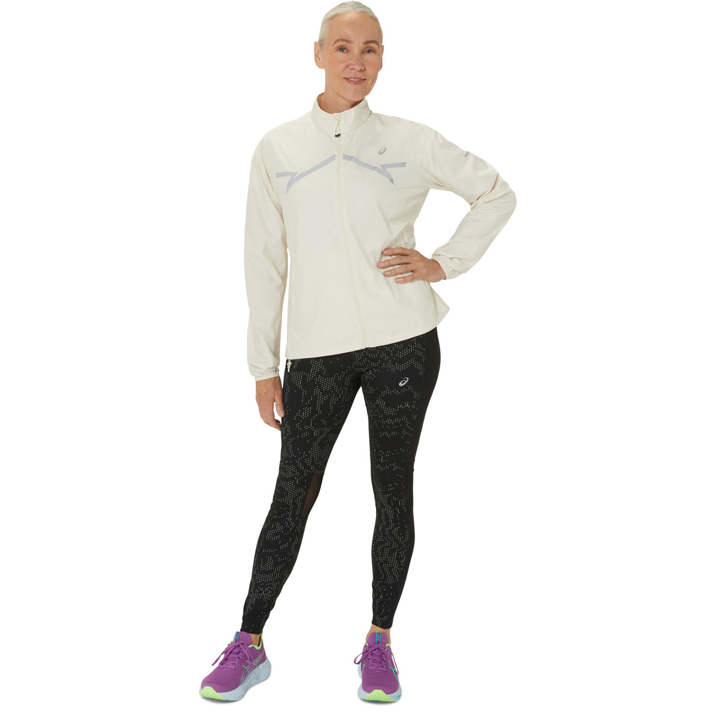 Lite-Show Laufjacke Damen - Creme